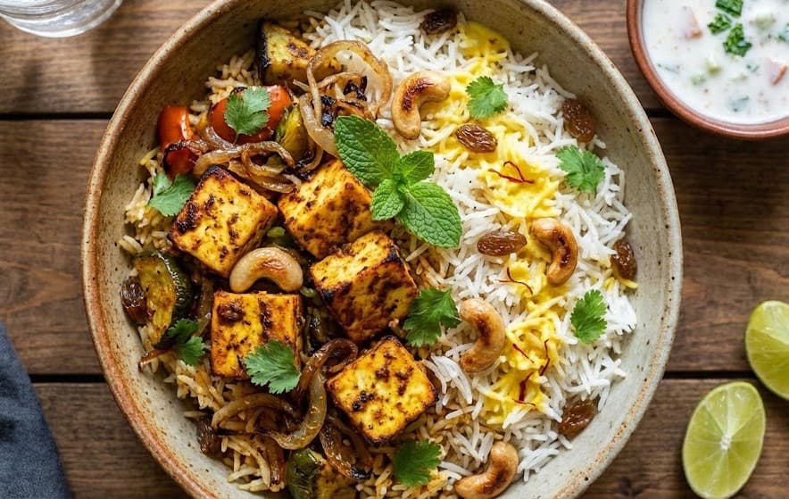 Paneer Tikka Biryani