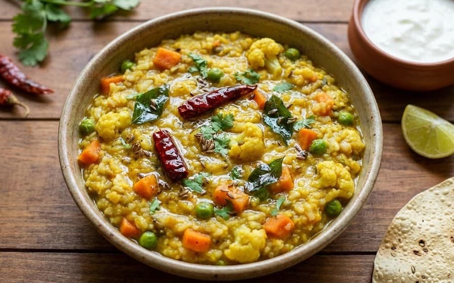 Veg Masala Dal Khichadi